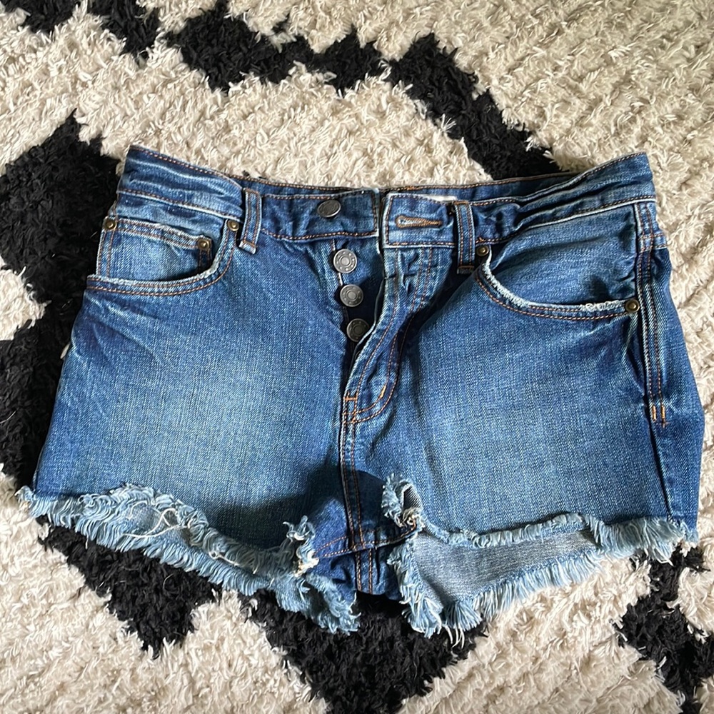Free People Denim Shorts